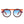 Sunglasses Orange Round Futuristic Double Frame