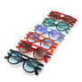 Sunglasses Orange Round Futuristic Double Frame