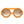 Sunglasses Orange Geometric Chunky Round for Women