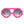 Sunglasses Pink Geometric Chunky Round for Women