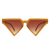 Sunglasses Brown Triangle Pointed for Women