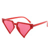 Sunglasses Red Triangle Pointed for Women