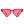 Sunglasses Red Triangle Pointed for Women