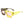 Sunglasses Yellow Flat Top Irregular Square Women
