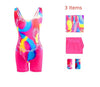 Barbie Cosplay Outfit for Women - Ken Gosling Retro Pink Sports Wear Set with Dots Skatewear Top & Swimsuit Bottoms for Halloween Costume Parties