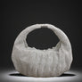 Clutch Premium Silver Rhinestone Mesh Hobo Bag