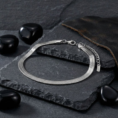 Anklet 8mm Stainless Steel Miami Chain