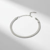 Mens 5.5mm Stainless Steel Herringbone Chain Bracelet