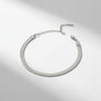 Mens 5.5mm Stainless Steel Herringbone Chain Bracelet