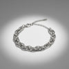 8mm Silver Stainless Steel Handmade Chain Bracelet