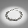 8mm Silver Stainless Steel Handmade Chain Bracelet