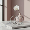 Stainless Steel Hollow 2.75in Thick Earrings