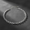 8mm Silver Stainless Steel Handmade Chain Necklace