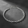 8mm Silver Stainless Steel Handmade Chain Necklace