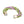 Sorority Vibrant Pink Green Twisted Tube Bracelet