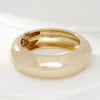 Bangle Smooth Gold Sculpted Shine Sleek Bracelet