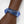 Bangle Transparent Blue Prism Wave Facet Bracelet