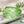 Bangle Transparent Green Prism Wave Facet Bracelet