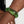 Bangle Transparent Green Prism Wave Facet Bracelet