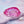 Bangle Transparent Pink Prism Wave Facet Bracelet