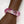 Bangle Transparent Pink Prism Wave Facet Bracelet