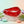Bangle Transparent Red Prism Wave Facet Bracelet