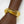 Bangle Transparent Yellow Prism Wave Facet Bracelet