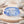 Bangle Transparent Blue Octagon Facet Bracelet
