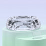 Bangle Transparent Clear Octagon Facet Bracelet