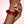 Bangle Transparent Red Octagon Facet Bracelet