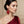Drop Red Rhinestone Encrusted Leaf Earrings