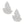 Stud 1920s Silver Ruffle Fan Rhinestone Earrings