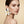 Stud Cream Flower Oversized Wavy Petal Earrings
