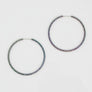 Hoop Endless Rainbow Etched Classic Earrings