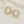 Clip On Organic Gold Oval Cream Pearl Earrings