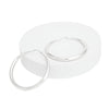 Hoop Sleek Silver Graduated Design Earrings Women