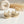 Huggie Gold Puffy Disc Crescent Hoop Earrings