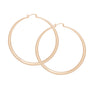 Hoop Classic 3 in Graduated Gold Earrings Women