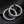 Hoop High Shine Silver Sandblasted Thick Earrings