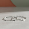 Hoop Large Silver Twisted Greek Key Earrings