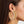 Hoop Bold Polished Gold Wide Sequin Earrings