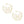 Hoop Dimensional Butterfly Gold Bamboo Earrings