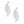 Stud Elongated Silver Twisted Leaf Organic Earrings