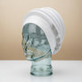 Fascinator Formal Silver Dazzling Structured Turban
