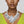 Collar Gray Exotic Goddess Floral Necklace