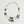 Vintage Marbled Black White Resin Bib Necklace