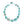 Collar Turquoise Marbled Stone Like Bead Necklace