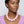 Mod Style Pretty Pink Chunky Bead Necklace