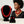Mod Style Candy Red Chunky Bead Necklace
