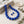 Mod Style Royal Blue Chunky Bead Necklace